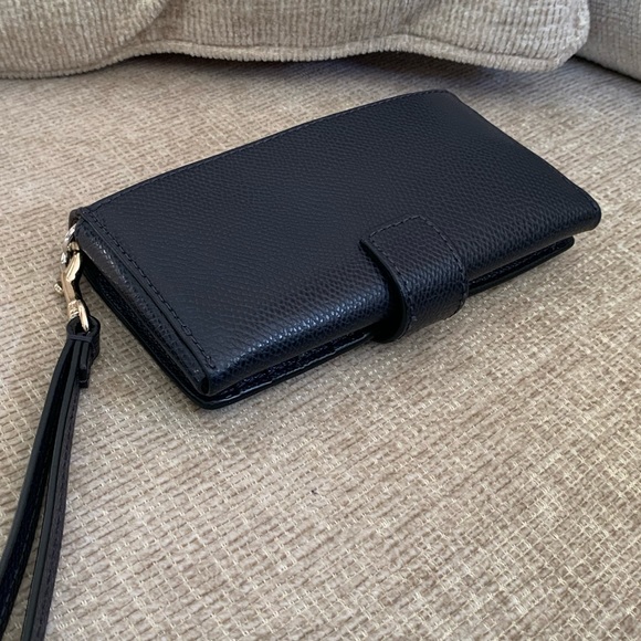 Coach | Leather Phone Wallet Wristlet - Picture 6 of 8